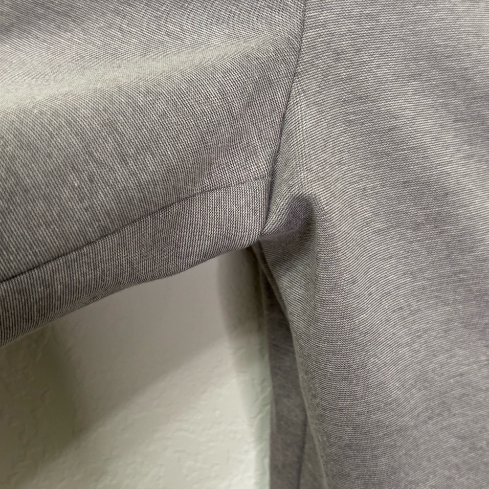 NICOLE MILLER Grey Blazer 3/4 Sleeves Lined Neutral Blazer Size Large - Picture 5 of 11